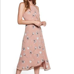 Bardot paper floral dress